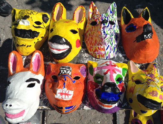 make your own papier mache mask